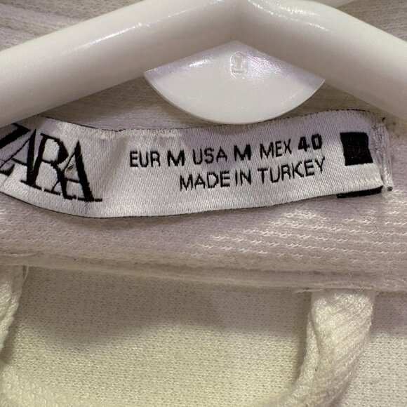 ZARA Textured Short Sleeve Overshirt - Picture 4 of 7